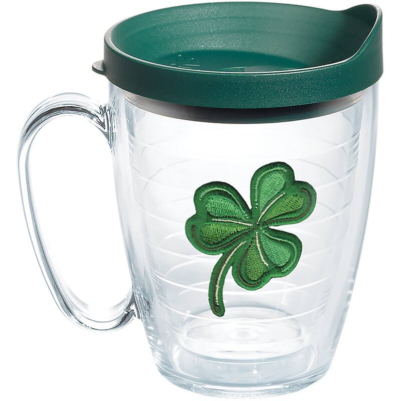 Tervis Shamrock Made in USA Double Walled Insulated Travel Tumbler, Classic - 16oz Mug