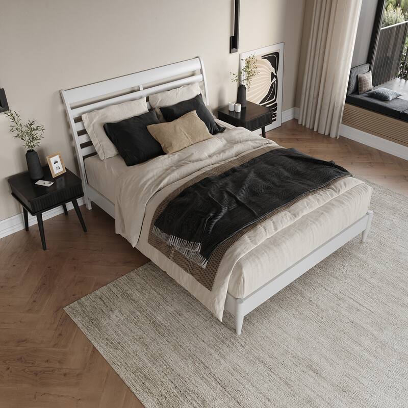 Savannah Solid Wood Low Profile Platform Bed