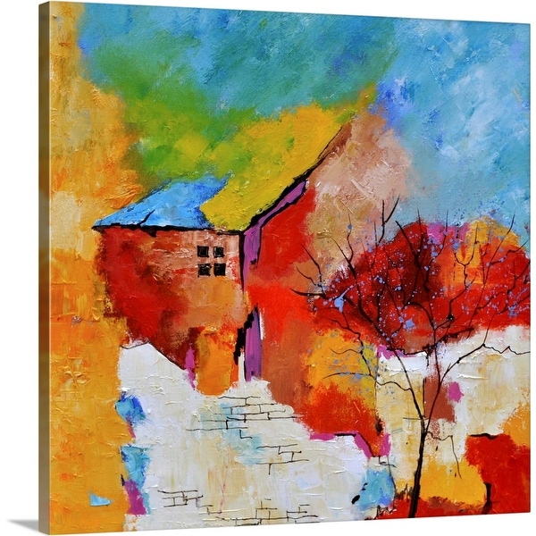 "Abstract House 774130" Canvas Wall Art
