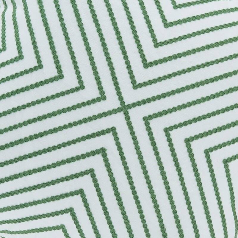 Valey 16 Inch Accent Pillow Set of 4, Indoor Outdoor, Diamond Green White