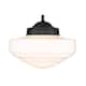 Option Matte Black / Vintage Milk Glass