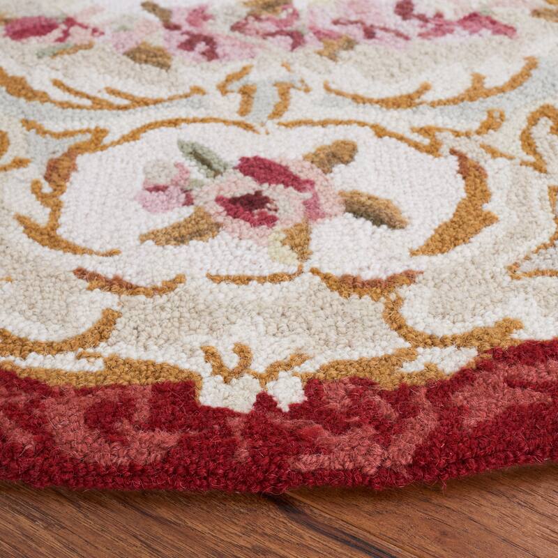 SAFAVIEH Handmade Chelsea Nour French Country Wool Rug