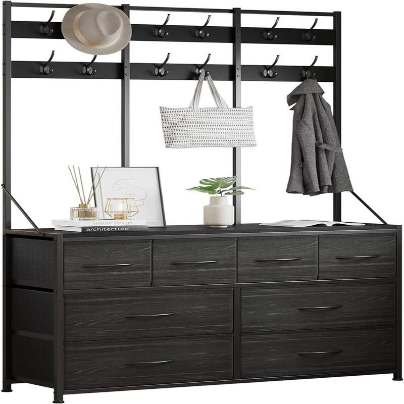 8 Drawer Dresser - 11.4"D x 40.2"W x 72"H