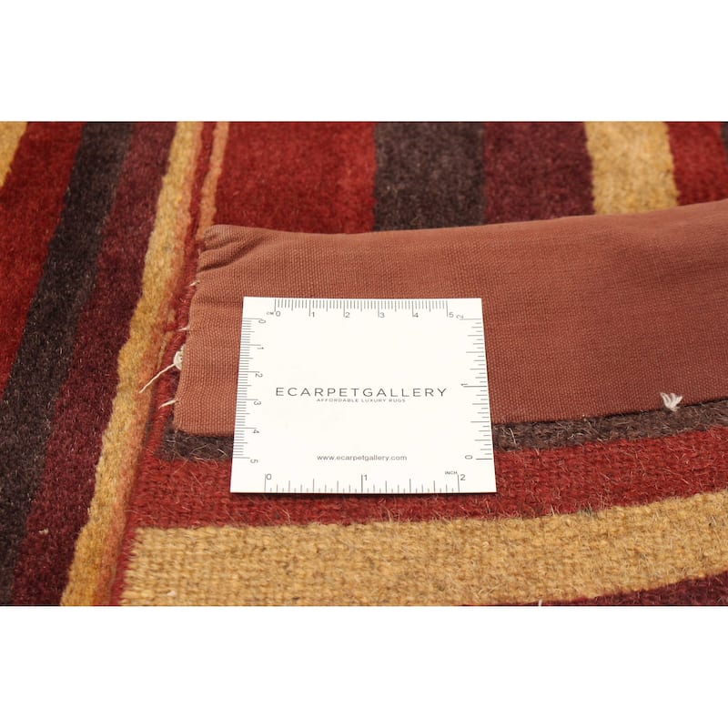 ECARPETGALLERY Hand-knotted Opulence Red Wool Rug - 3'3 x 6'7