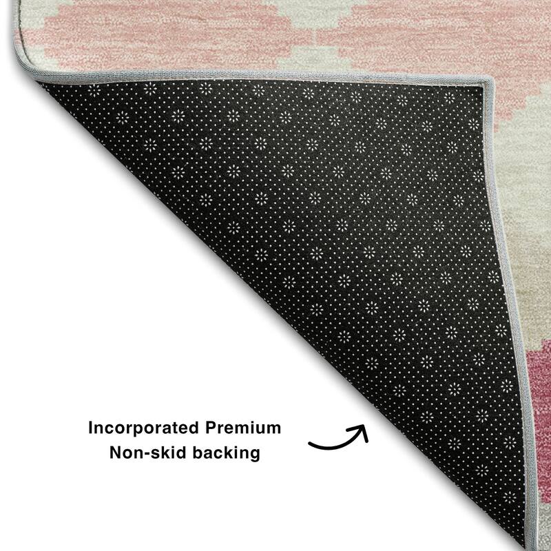 Premium Washable Super Soft Diamond Modern Mayfield Rug