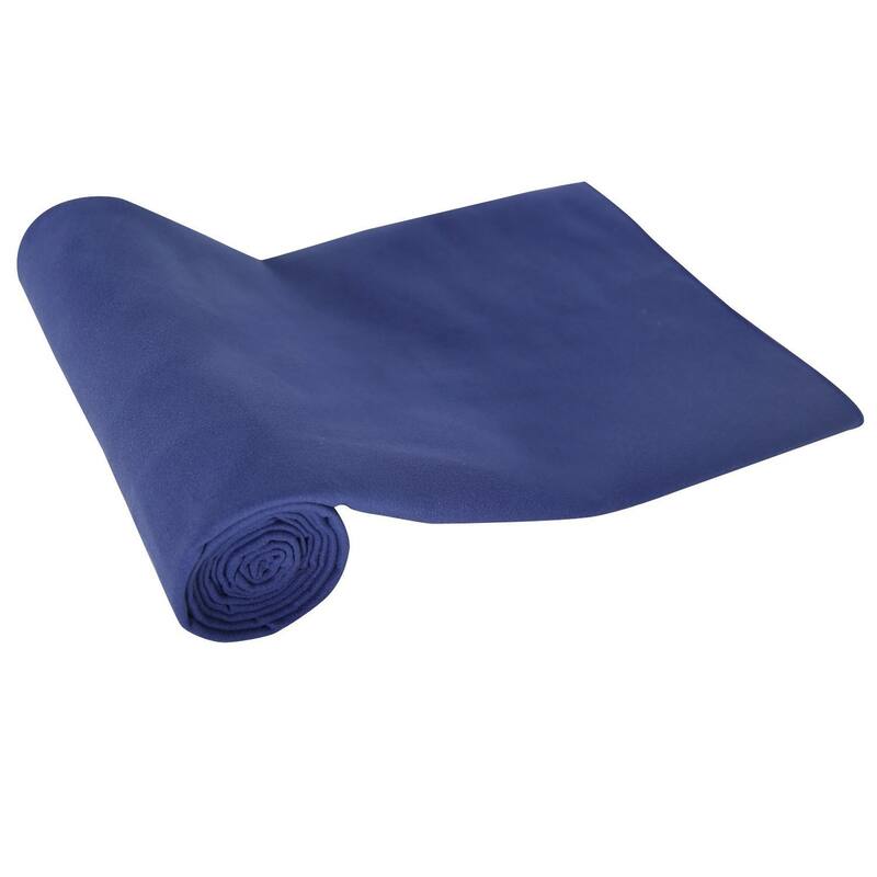 Deconovo Quick Dry Microfiber Towels Set with Carry Bag - 2PC-27x51 - Navy