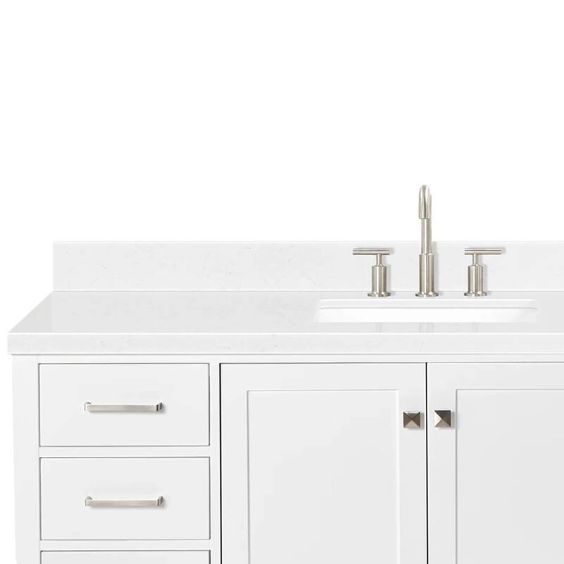 Ariel A060SCQRVO Cambridge 60" Free Standing Single Basin Vanity Set