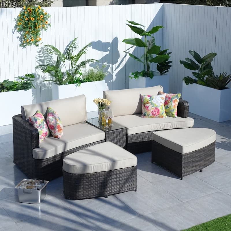 Outdoor Sectional Daybed Garden Furniture