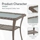 preview thumbnail 32 of 68, Outdoor Swivel Rocker Chairs with Sofa Table