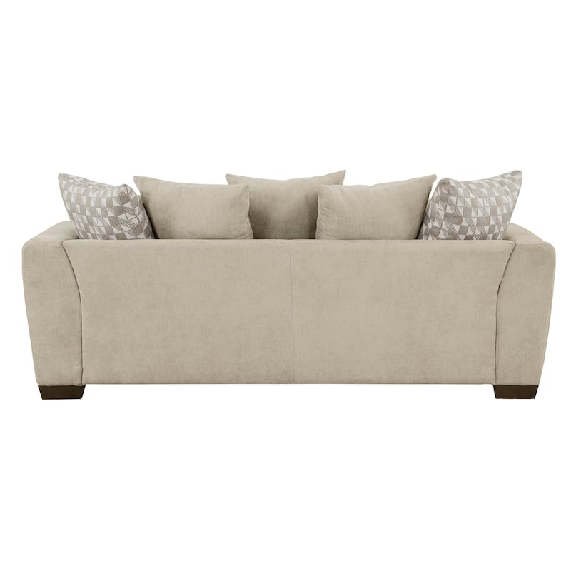 Fremont & Park Ezra 82" Chenille Living Room Loveseat with 7 Decor Pillows