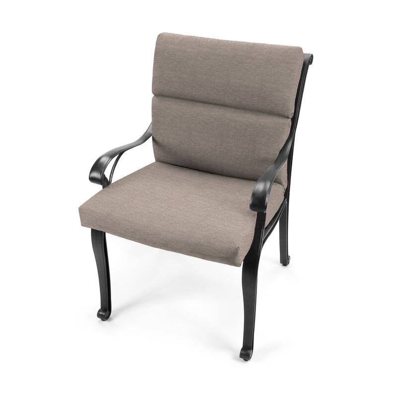 22" x 44" Outdoor Chair Cushion with Ties and Loop - 44'' L x 22'' W x 4'' H