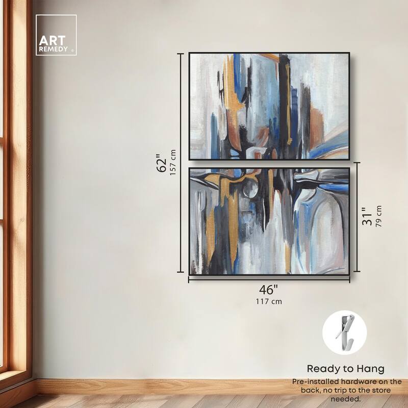 Meditation Mood Canvas Set of 2 by Art Remedy