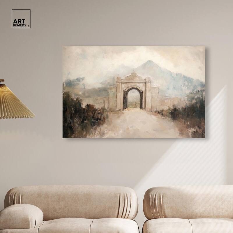 Stone Arch Canvas by Art Remedy, Gallery Wrapped