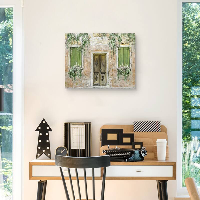 Bienvenue Light by Studio Arts Canvas Art Print