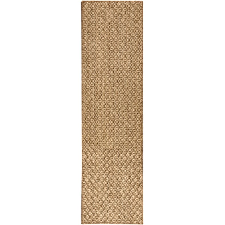 Nourison Courtyard Indoor/Outdoor Modern Geometric Area Rug