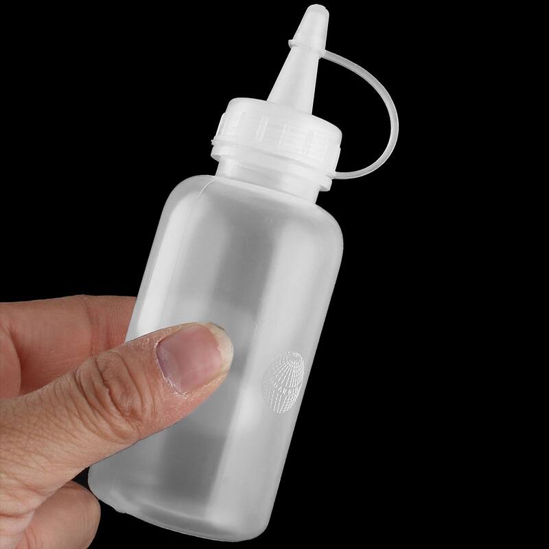 Sauce Vinegar Ketchup Squeeze Bottle Dispenser 100ml 5 Pcs - Clear - 1.8" x 5.1"(Max.D*H)