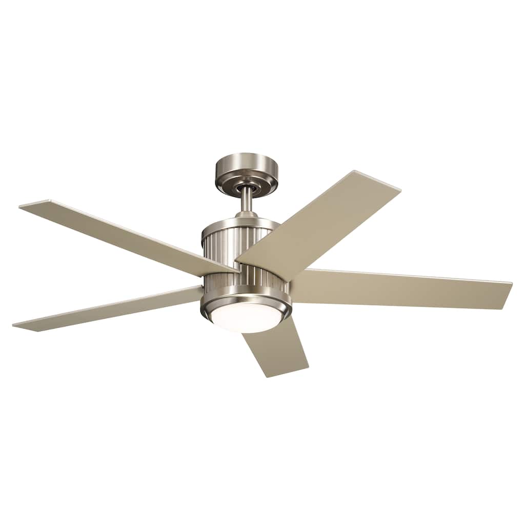 Kichler Lighting Brahm 48 inch Integrated LED Indoor Brushed Stainless Steel Ceiling Fan