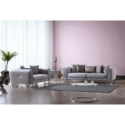 Estenia 2 Pieces Living Room Sets 1 Sofa 1 Loveseat