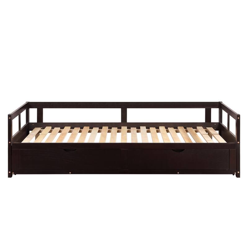 Twin Pine Extendable Daybed with Drawers