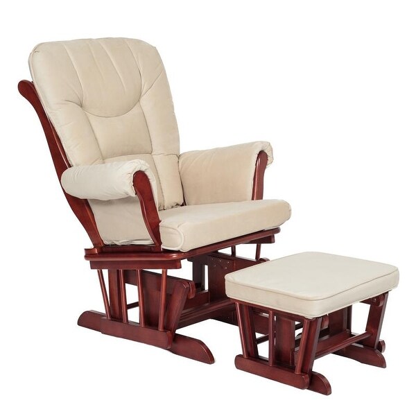 glider with ottoman