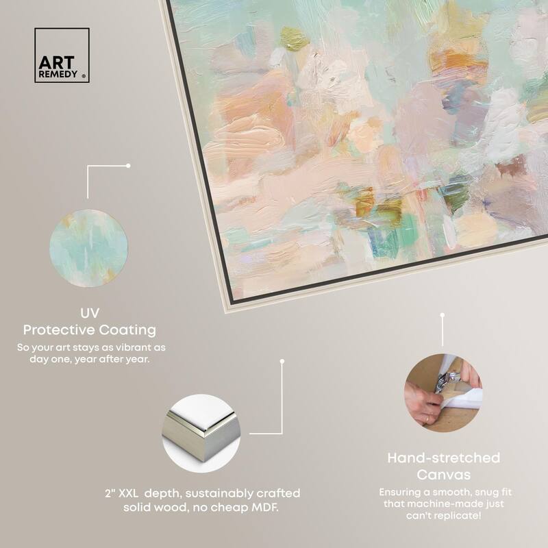 Expressive Swirls Canvas by Art Remedy