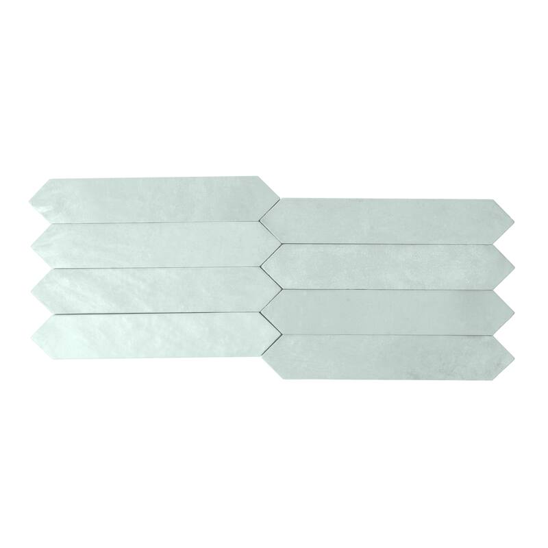Apollo tile 2" x 10" Festa Matte Pistachio Green Ceramic Tile (2.37 sq ft/case) - 23 Pack