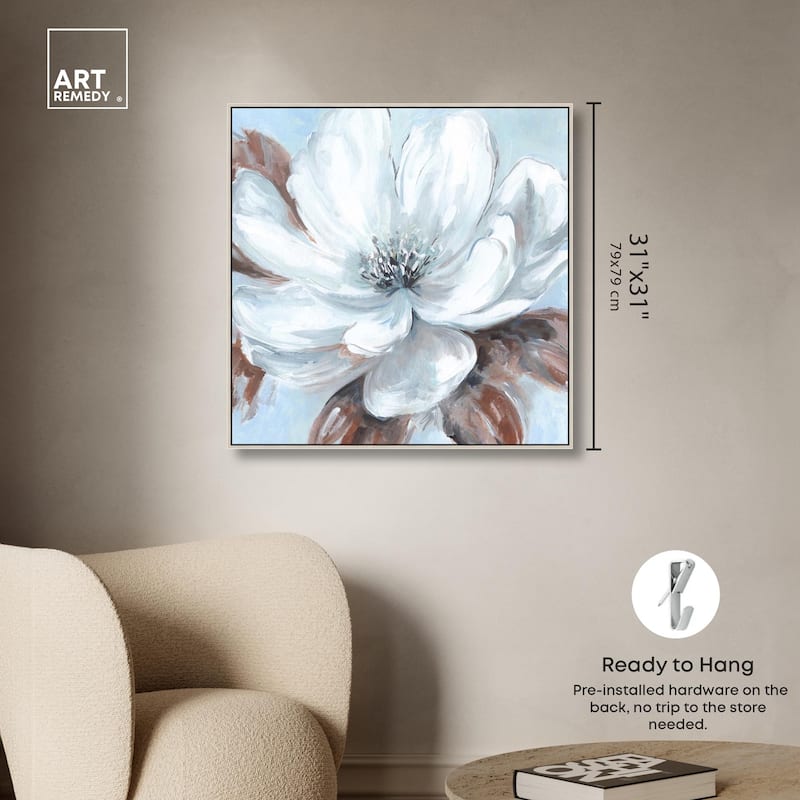 Delicate Blooms I Canvas by Art Remedy