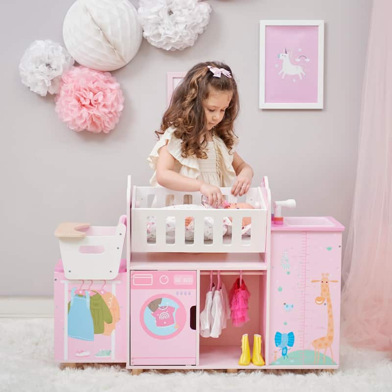 Olivia's Little World Amanda 6-in-1 Doll Nursery Station - Kids - Assembly Required