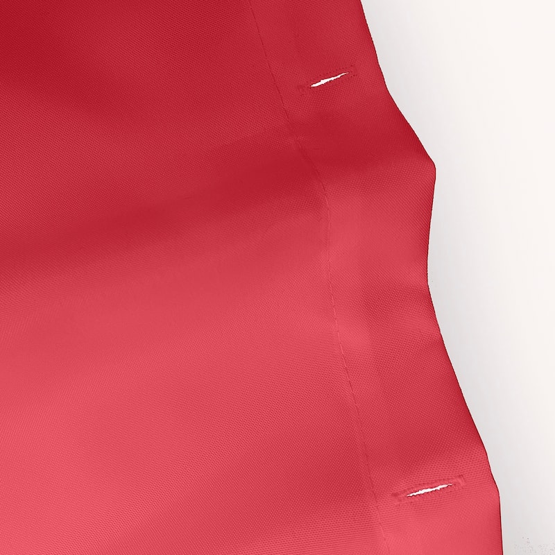 71 x 74-inch Dark Coral Solid Shower Curtain