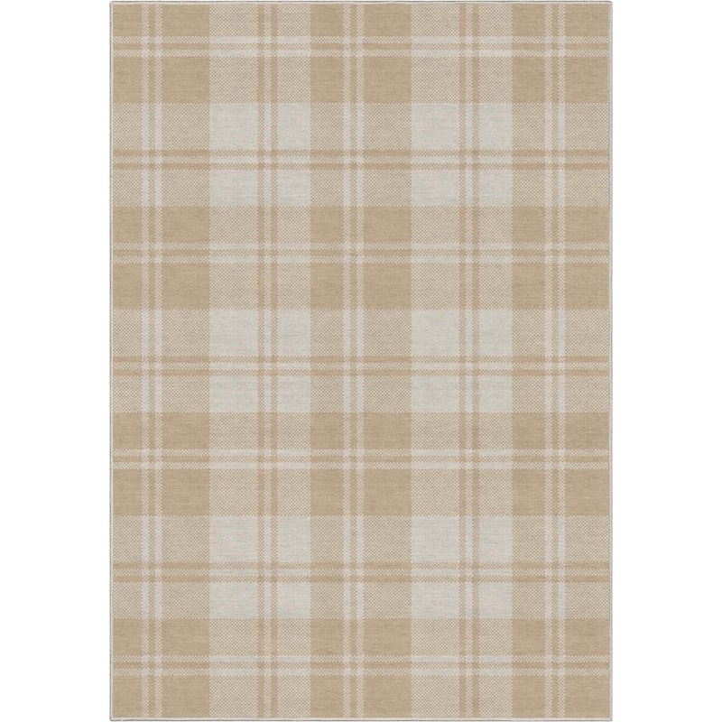 Well Woven Apollo Plaid Farmhouse Geometric FlatWeave Rug