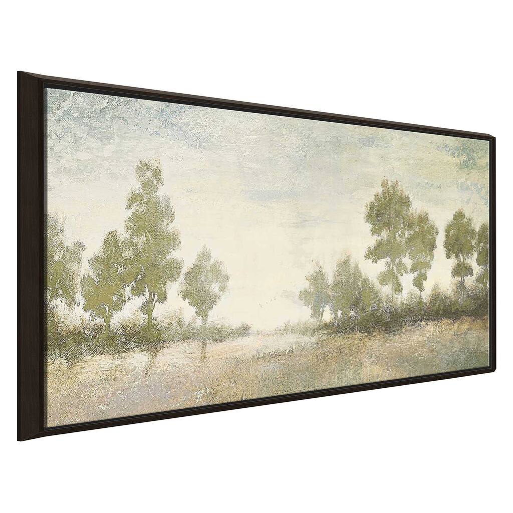 "Distant Valley Panel" Print on Floating Canvas
