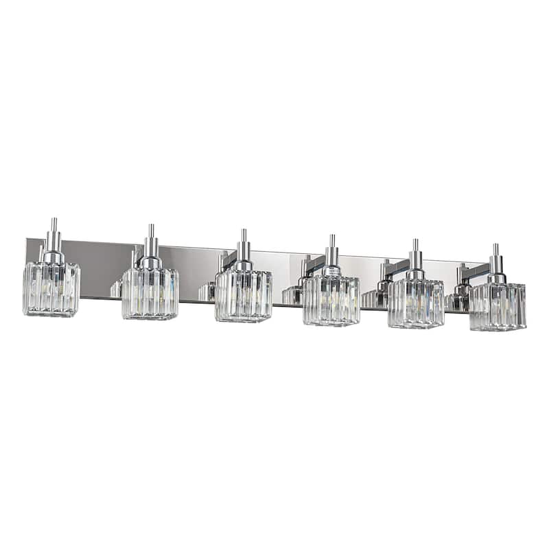 2/3/4-Light Modern Bathroom Crystal Vanity Light Wall Sconces