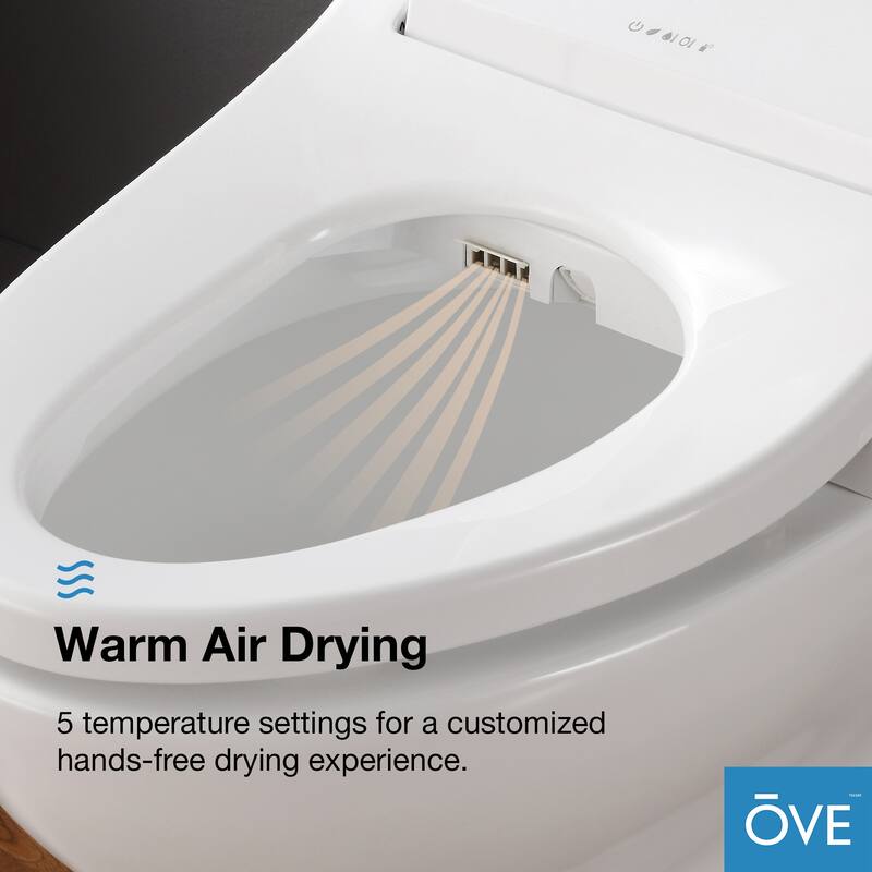 Ove Decors Felix Bidet Toilet Built-in with Tank Elongated