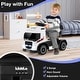 preview thumbnail 26 of 34, 6V Kids Electric Ride-on Truck with Height Adjustable Seat - 28" x 12" x 18"