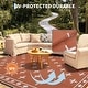 preview thumbnail 40 of 43, Garvee Cross Pattern Waterproof Reversible Outdoor Patio Rug