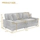preview thumbnail 54 of 132, Corduroy Couch Modular Sectional Sofa with Pillows