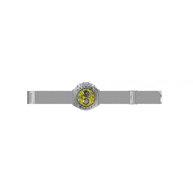Invicta Men's 47199 Invicta Racing Quartz Chronograph Black, Yellow Dial Watch