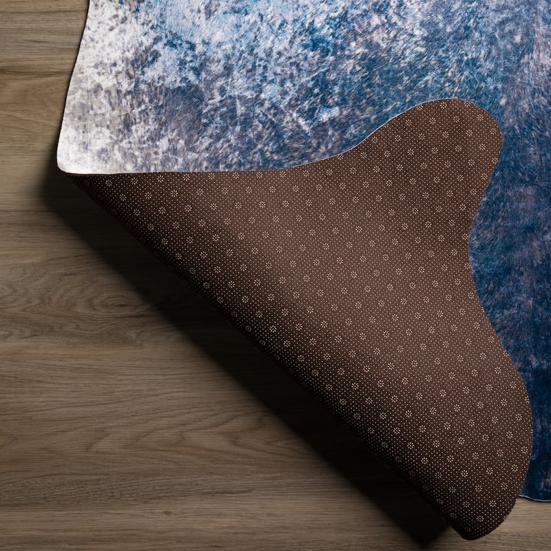 Addison Rugs Cheyenne Colorful Cowhide Print Non-Skid Area Rug