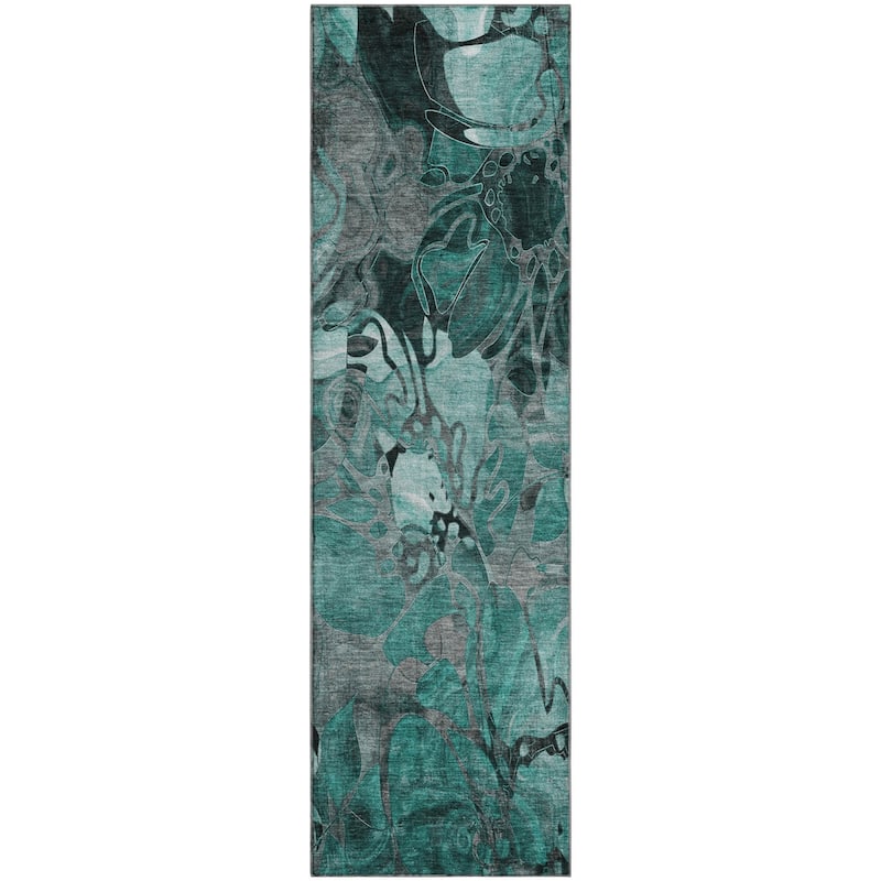 Premium Washable Super Soft Abstract Floral Mayfield Rug