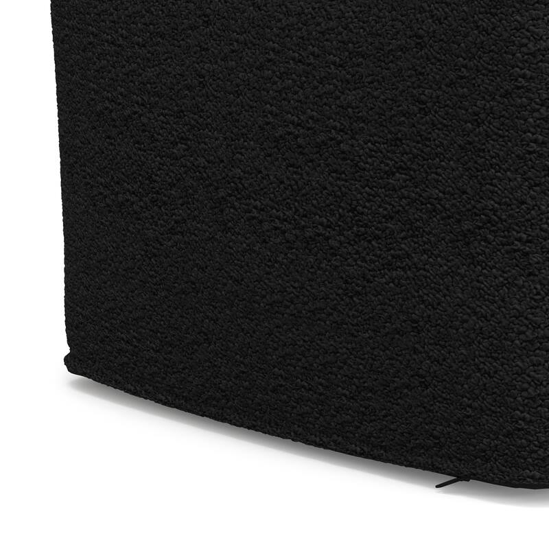 WYNDENHALL Lyanna Contemporary Square Pouf in Boucle