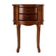 preview thumbnail 3 of 5, Whitley 18 in. W Oval Wood 2 Drawer Side Table