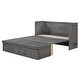 preview thumbnail 16 of 18, Queen Size Murphy Bed with USB Port and a Large Drawer, Folding Bed, Gray