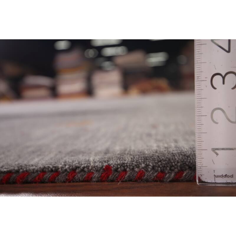 Gabbeh Oriental Area Rug Handmade Bedroom Wool Carpet - 8'0"x 9'10"
