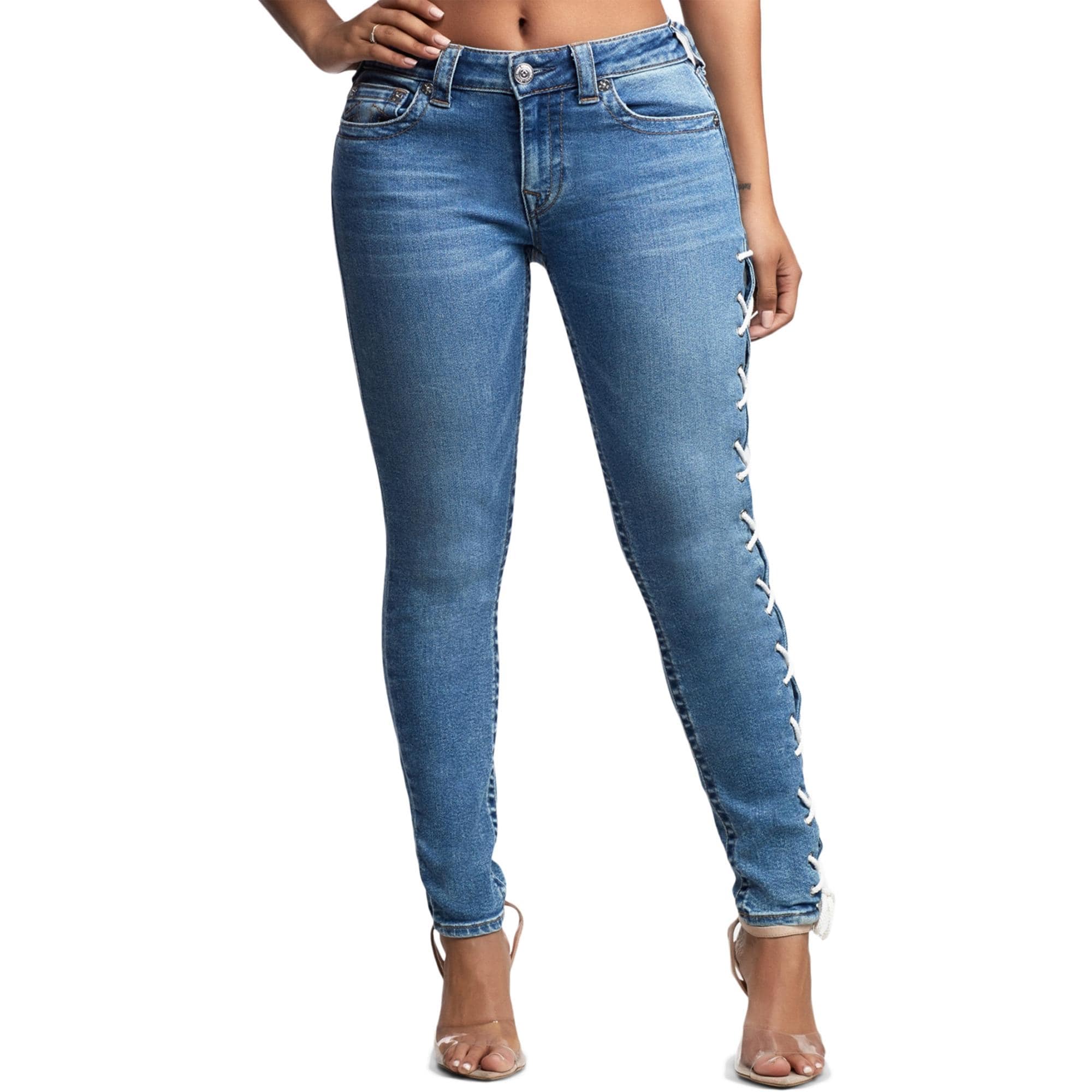 true religion lace up jeans