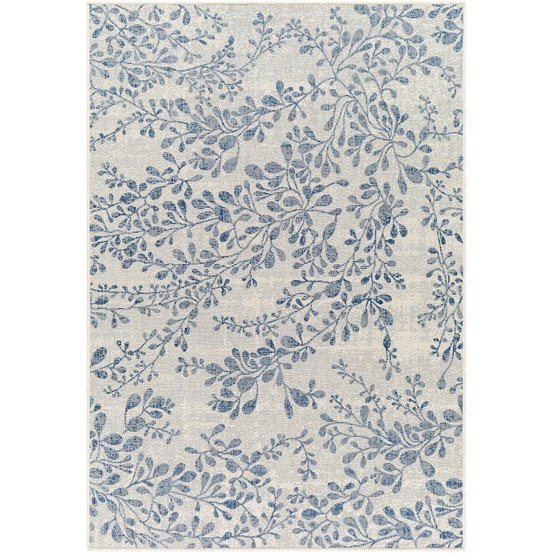 Livabliss Ravello Shabby Chic Floral Indoor/ Outdoor Area Rug