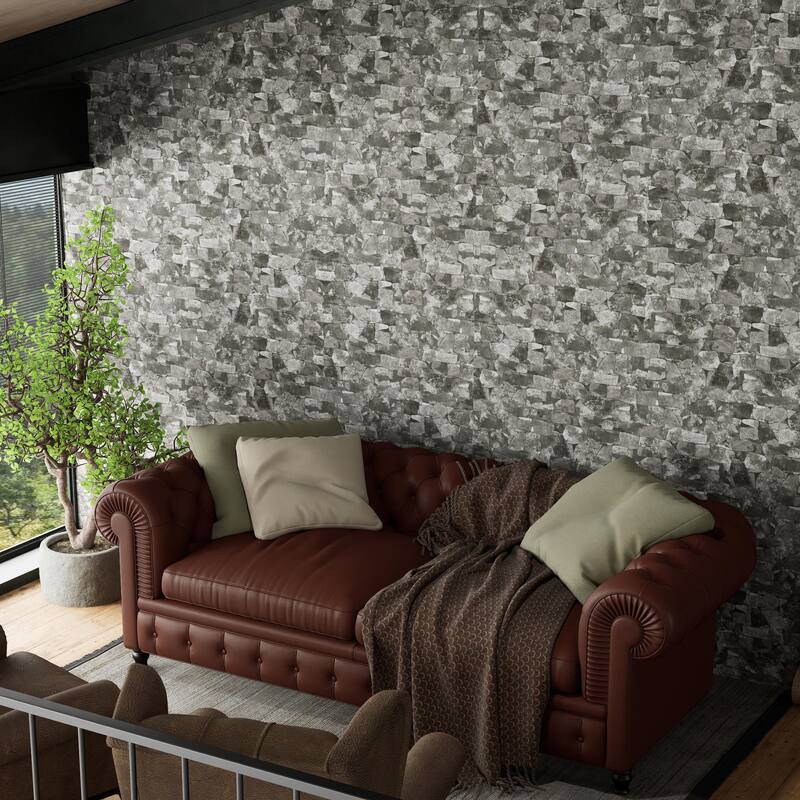 Merola Tile Caldera Vulcano Ash 12-5/8" x 25-1/8" Porcelain Floor and Wall Tile