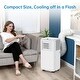 preview thumbnail 4 of 5, 8000 BTU Portable Air Conditioner, Evaporative Air Cooler with Remote Control