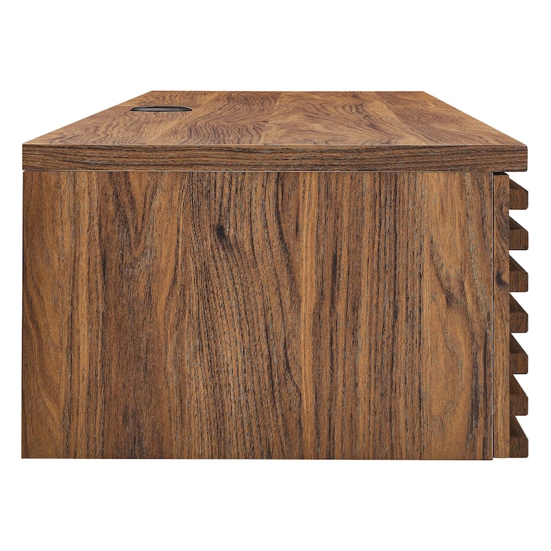Render Wall Mount Wood Office Desk