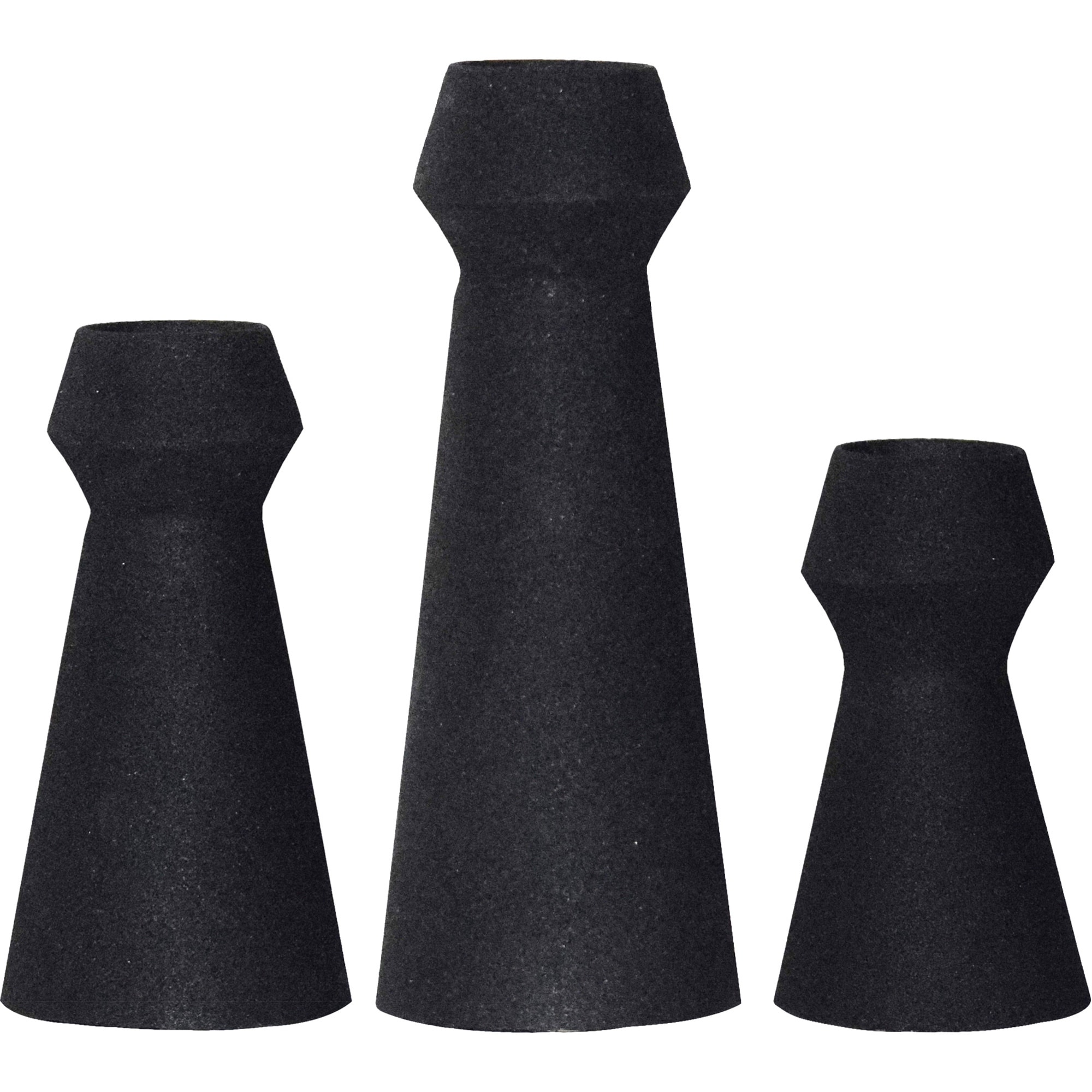 Renwil Granfeld Indoor Iron Vase, Matte Black