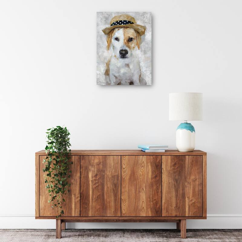 Hat Happy I By Studio Arts Canvas Art Print